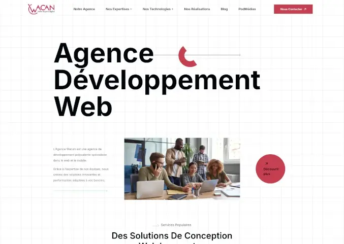 Refonte du site de notre agence