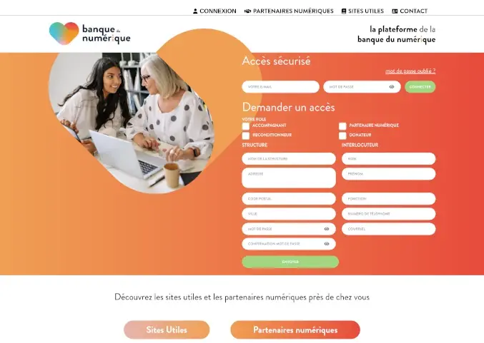 Création d'une plateforme de Banque du Numérique
