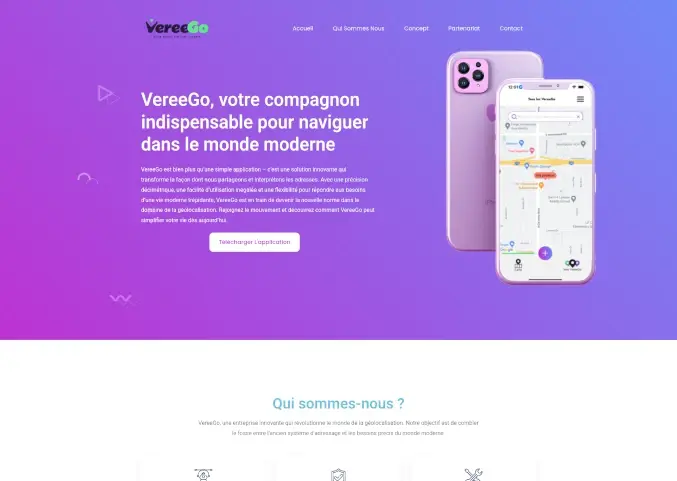 Création de l'application mobile VereeGo