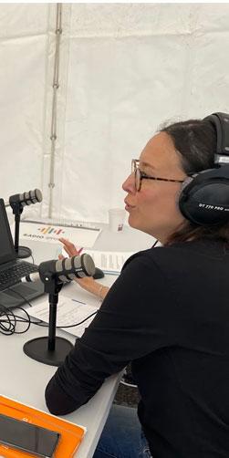 Équipe de production en studio