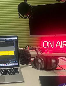 Équipe de production en studio